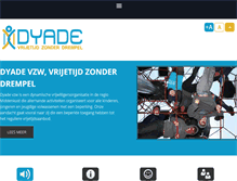 Tablet Screenshot of dyadevzw.be